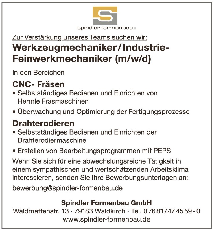 Stellenanzeige